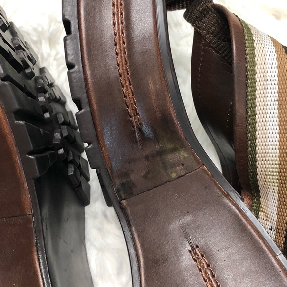 Vintage 90s Mudd Tuscan Platform Chunky Sandal 9.5 - Picture 12 of 15